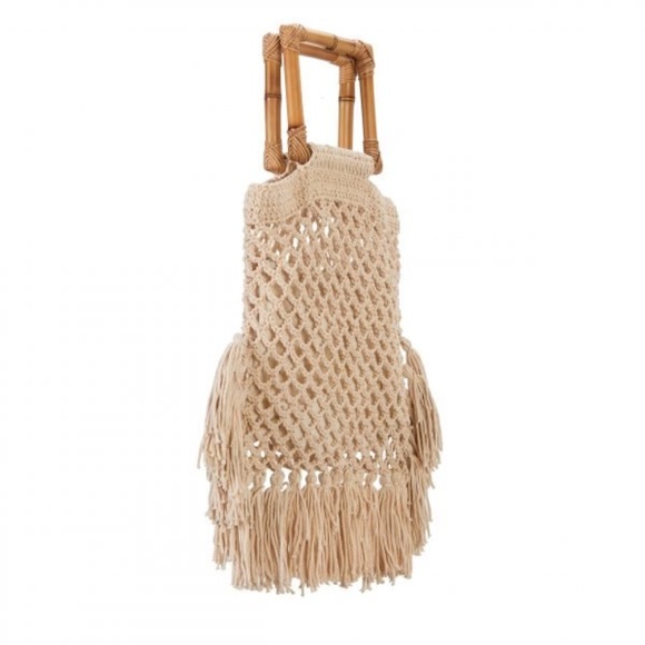 Nannacay Handbags - Nannacay Narciso Tassels Macrame Bag Retail$317.00